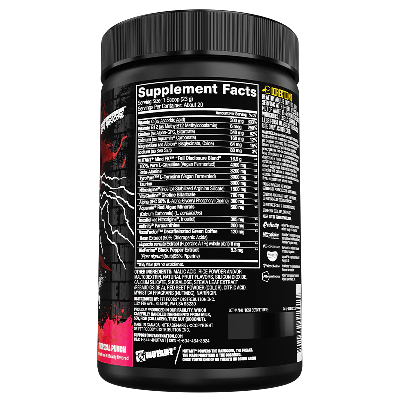 Mind F*k- Epic Paraxanthine Fueled Pre-Workout