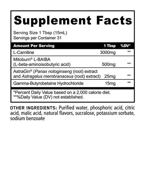 Panda BURN Stim-Free Liquid Thermogenic