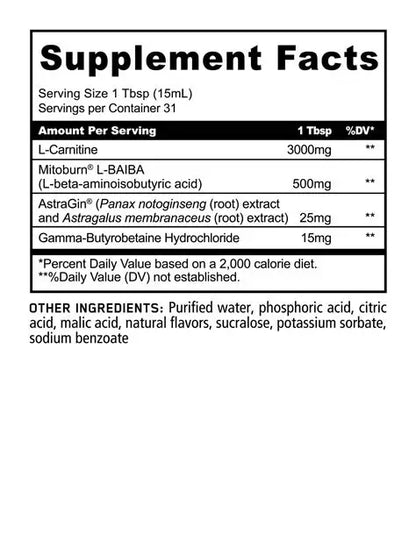 Panda BURN Stim-Free Liquid Thermogenic